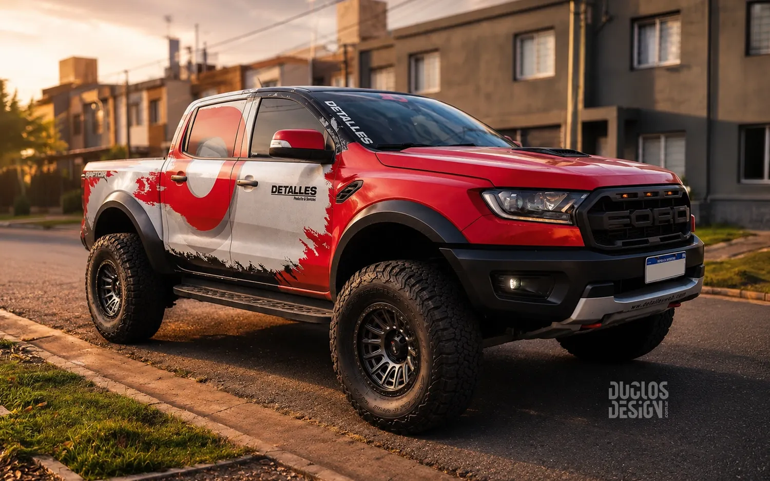 Diseño vehicular comercial hecho por Duclos Design