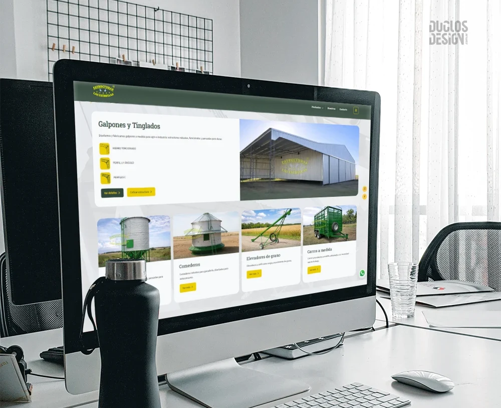 Web profesional para generar consultas reales desarrollada por duclos Design
