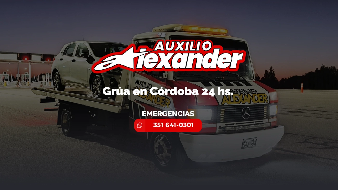Diseño web para auxilio en ruta y grúas – Alexander