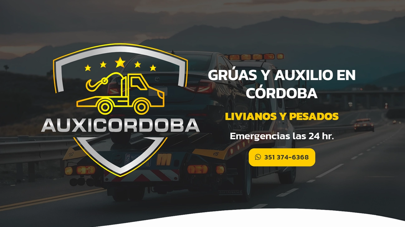 Diseño web para auxilio en ruta y grúas – Auxicórdoba