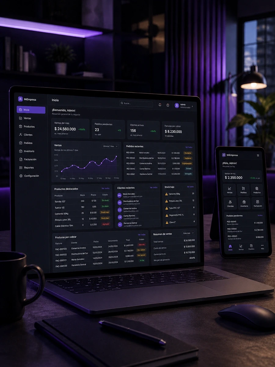Sistemas web a medida para pymes y empresas en Argentina por Duclos Design